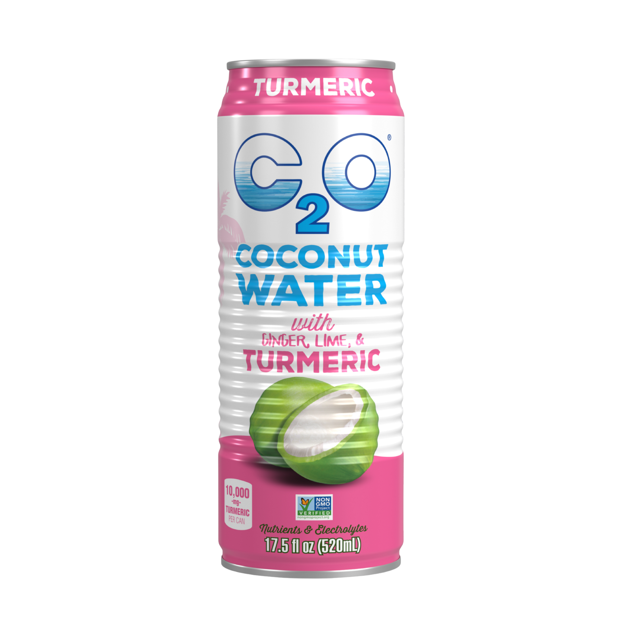 Coconut Water with Ginger, Lime, and Turmeric - 17.5 fl oz. (12-Pack)