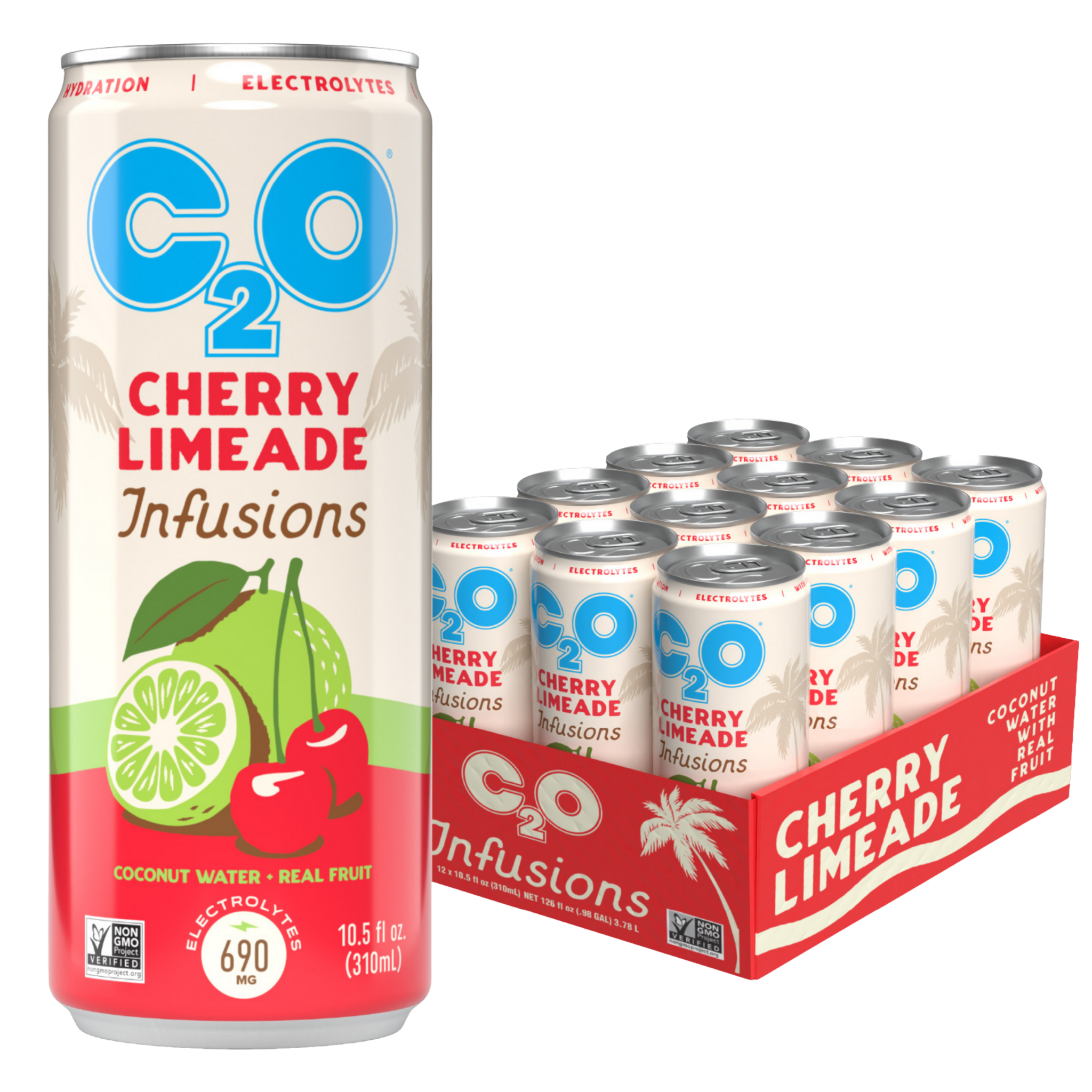 D EKONO リフレッシュエキス　100ml Cherry Limeade Infusions (12-Pack)