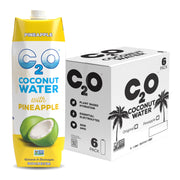 Coconut Water with Pineapple 1 Liter 33.8oz (6 Pack)