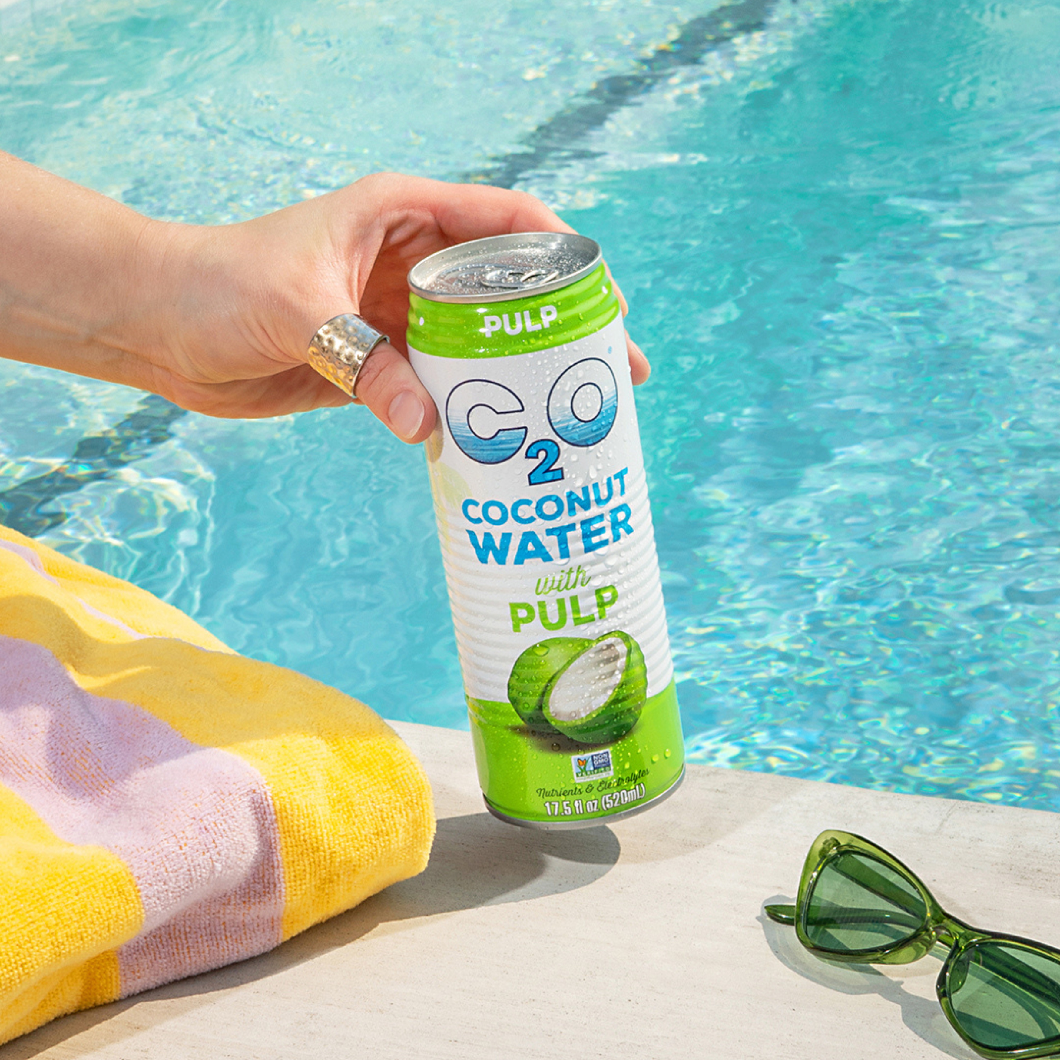Coconut Water with Pulp - 17.5 fl oz. (12-Pack)