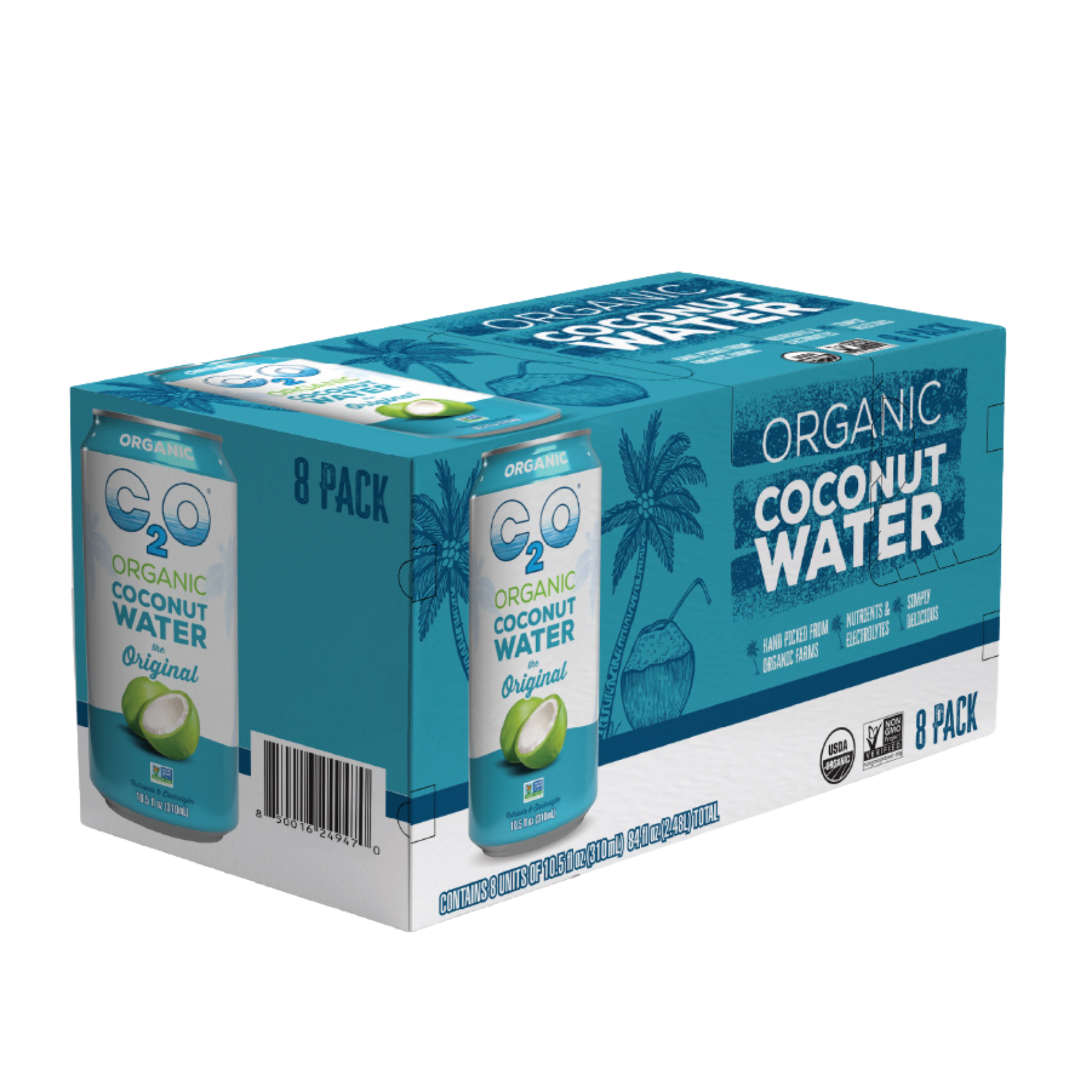 Coconut Water Organic - 10.5 fl. oz. (3 Packs of 8)