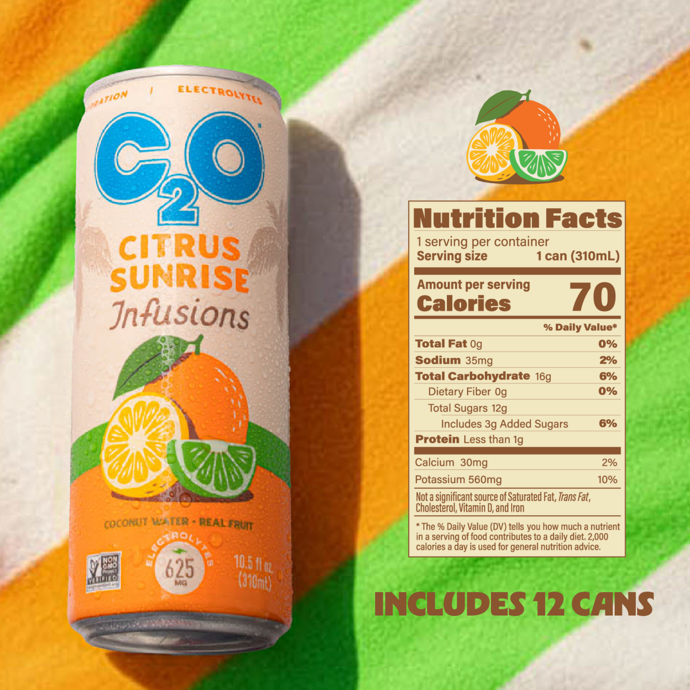 Citrus Sunrise Infusions (12-Pack)