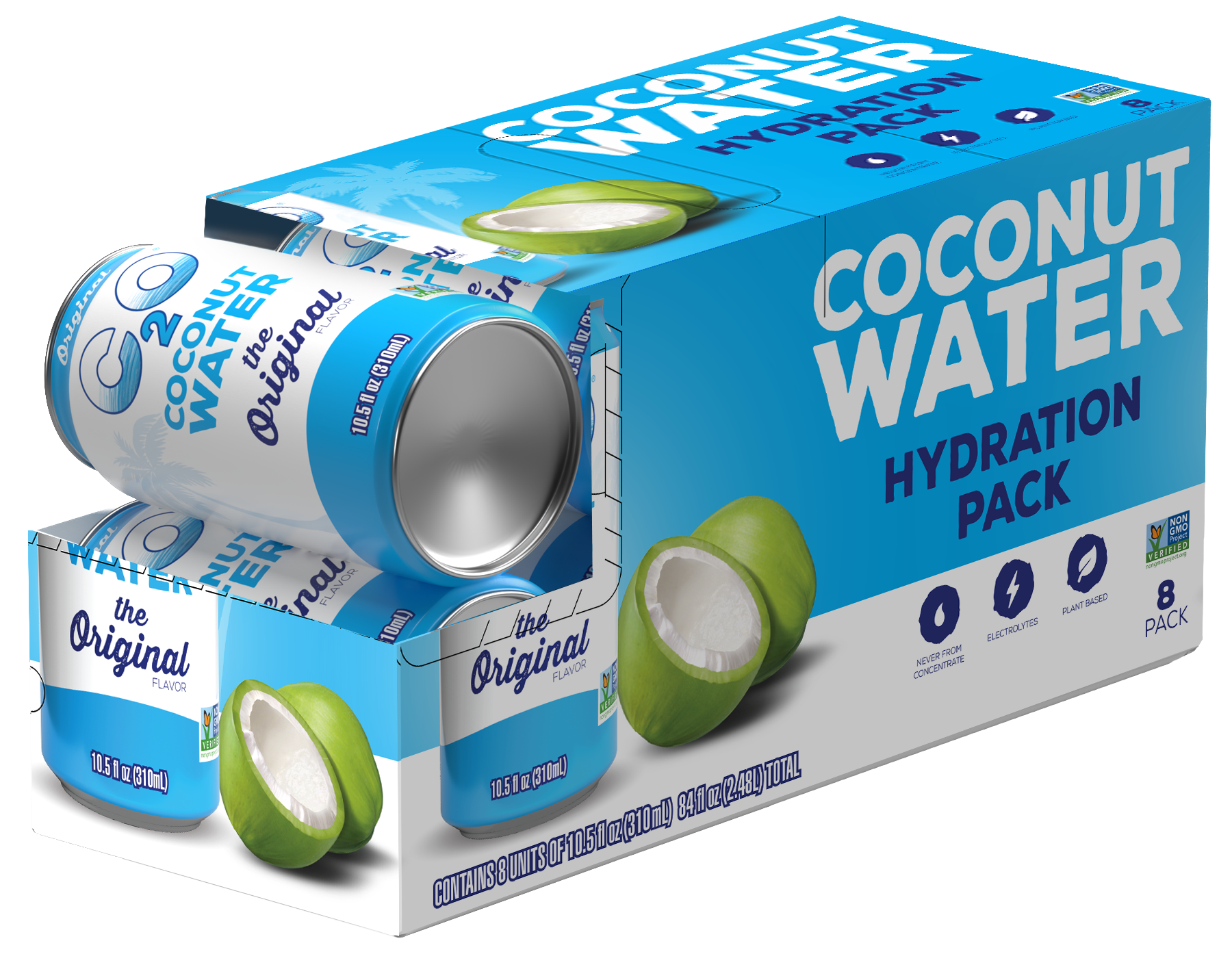 Coconut Water The Original - 10.5 fl oz. (3 packs of 8)