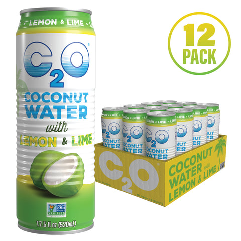 C2O Coconut Water - Lemon Lime 12 Pack